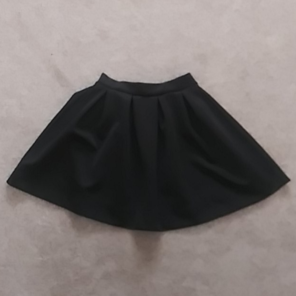 Zippered Skater Skirt